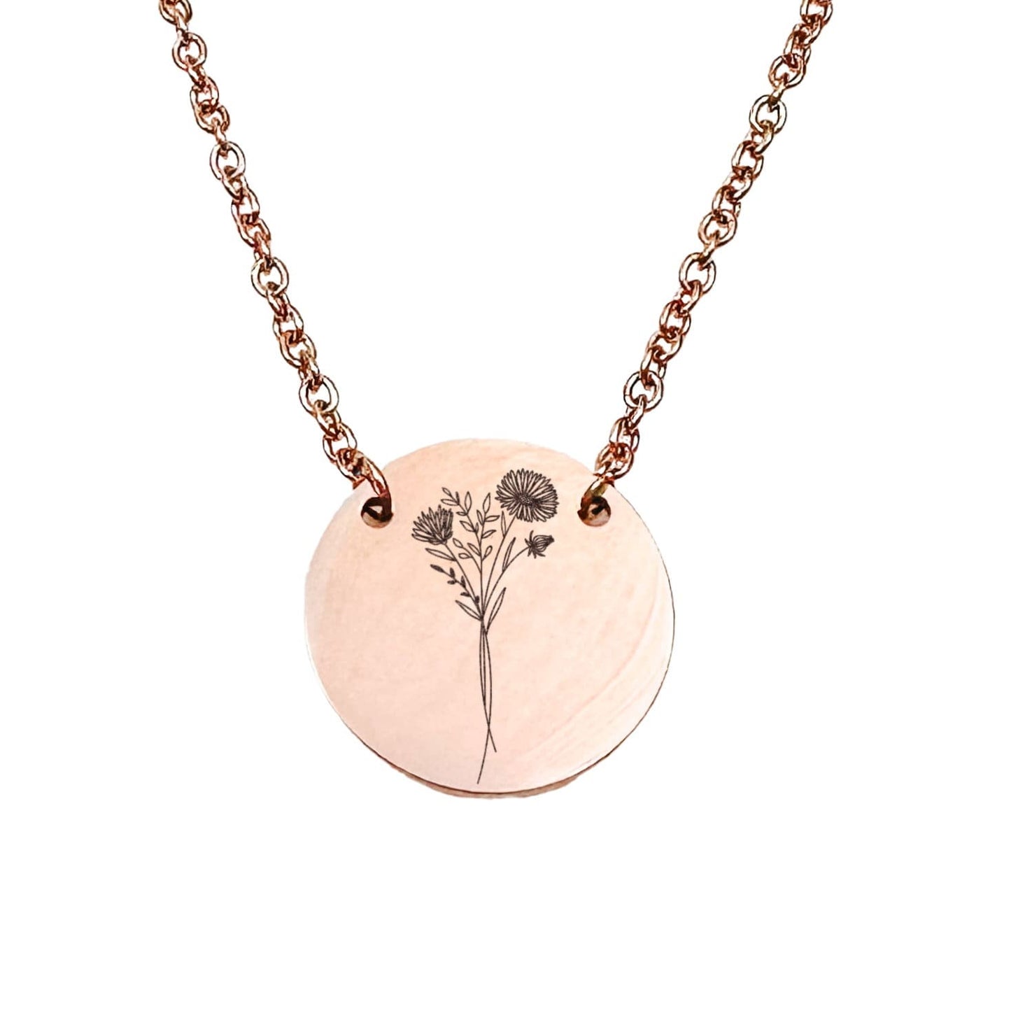 BIRTH FLOWER NECKLACE - Avy + Tay