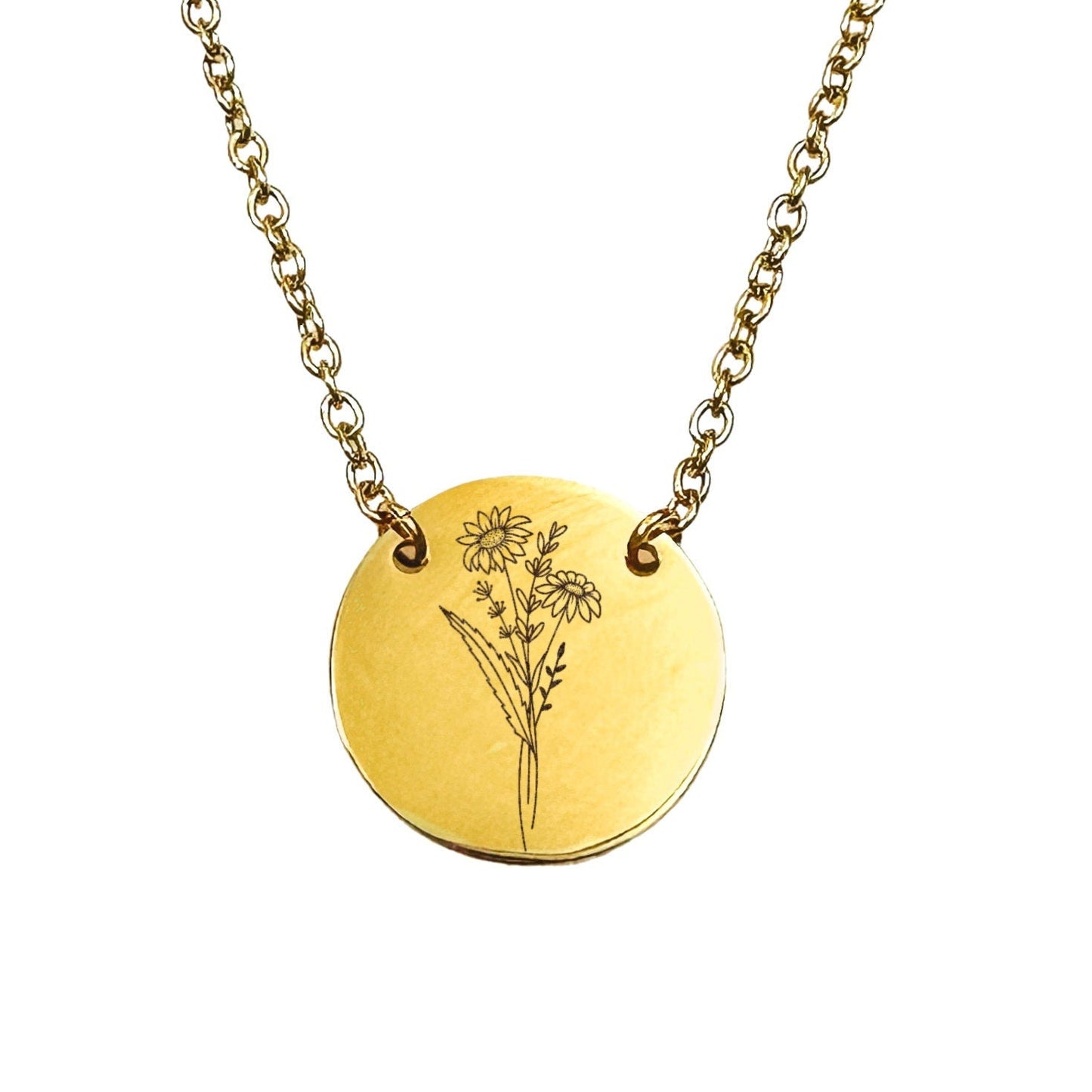 BIRTH FLOWER NECKLACE - Avy + Tay