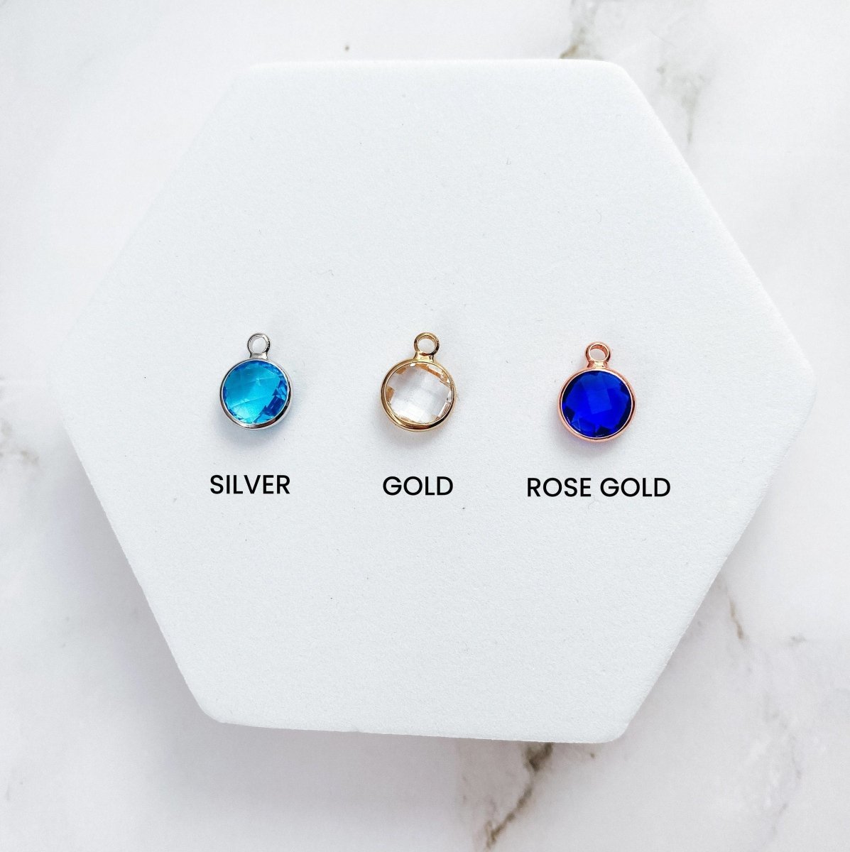 BIRTHSTONE CHARM - Avy + Tay