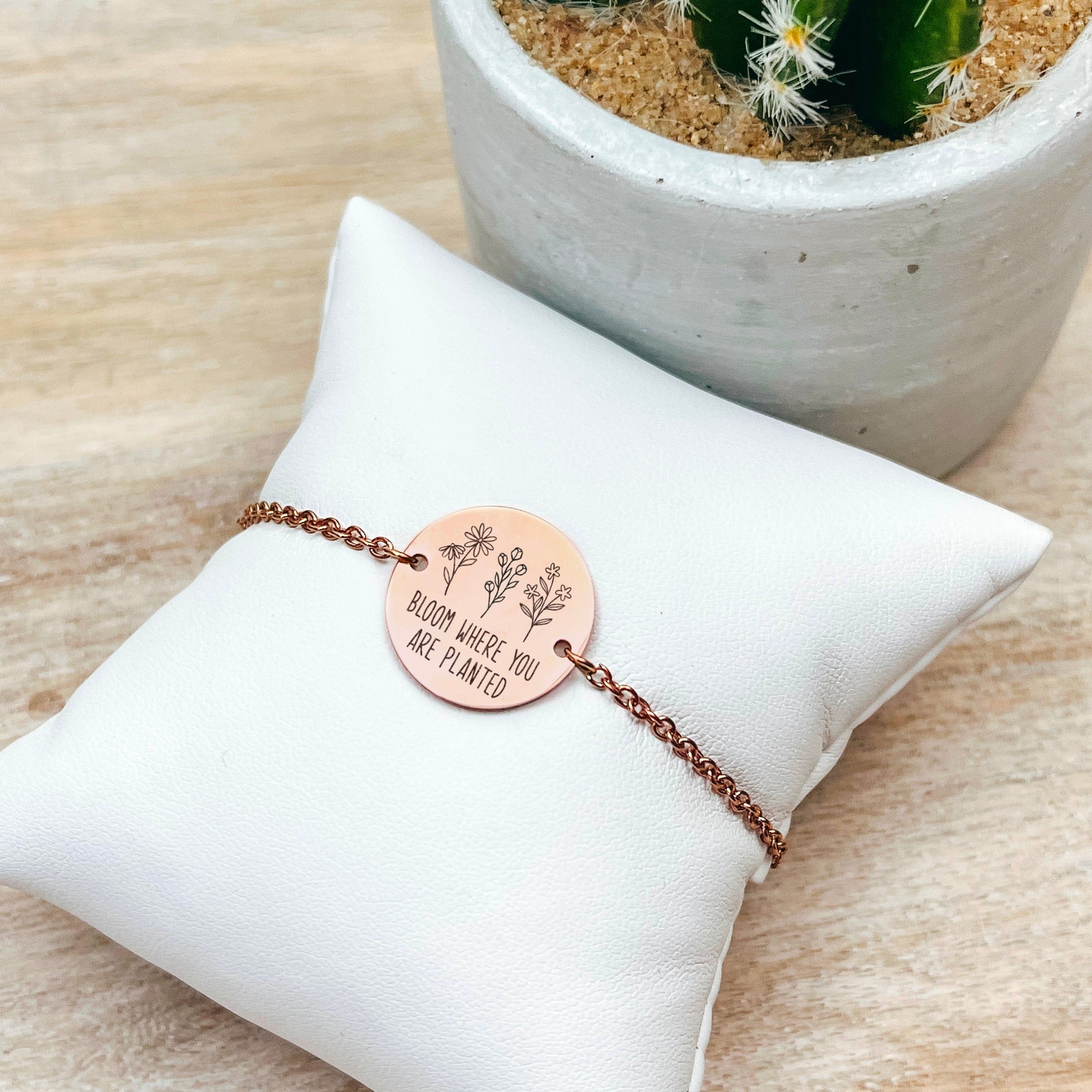 BLOOM WHERE YOU ARE PLANTED BRACELET - Avy + Tay