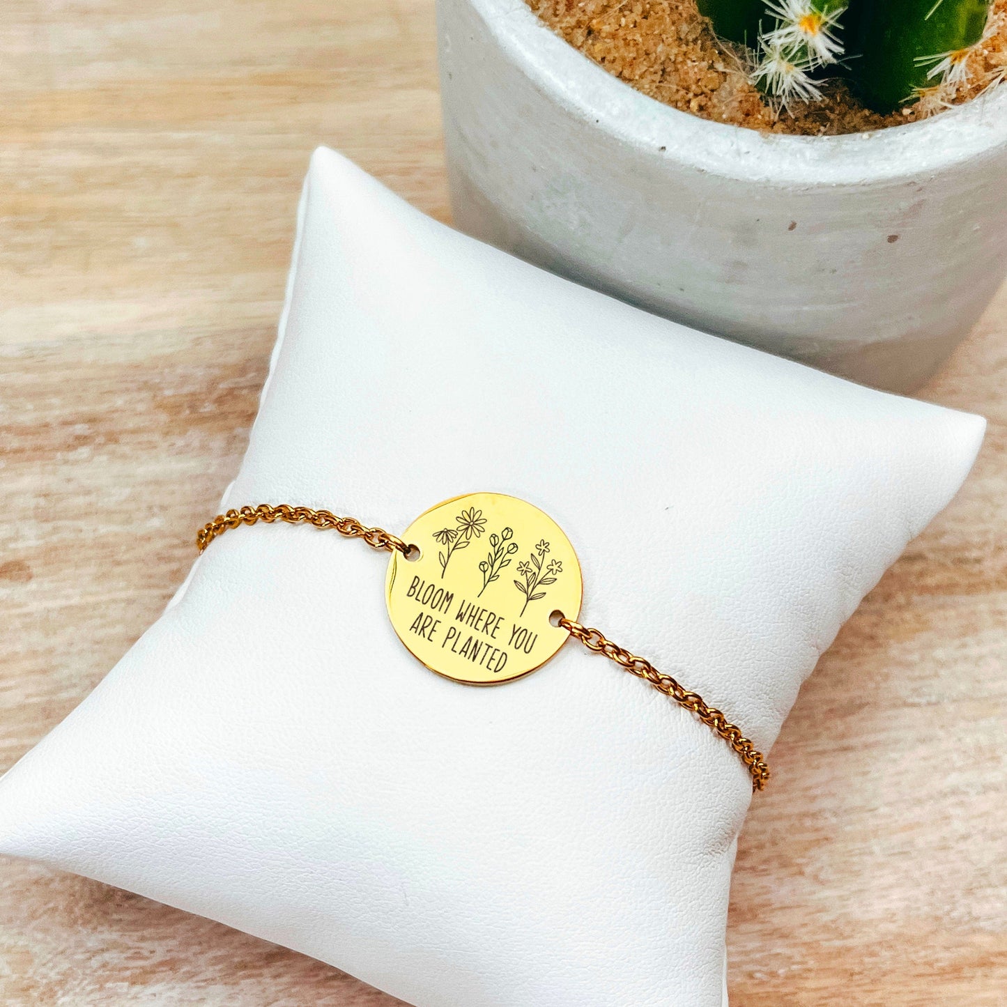 BLOOM WHERE YOU ARE PLANTED BRACELET - Avy + Tay