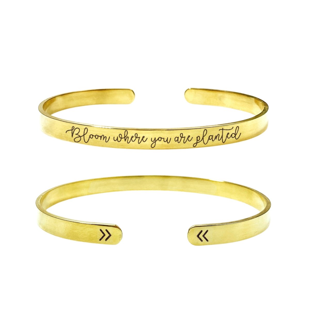 BLOOM WHERE YOU ARE PLANTED CUFF - Avy + Tay