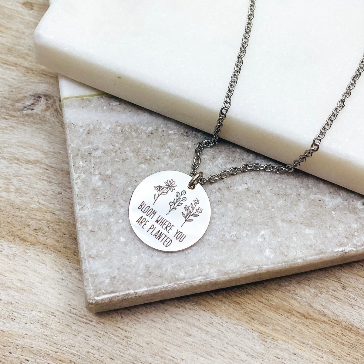 BLOOM WHERE YOU ARE PLANTED NECKLACE - Avy + Tay