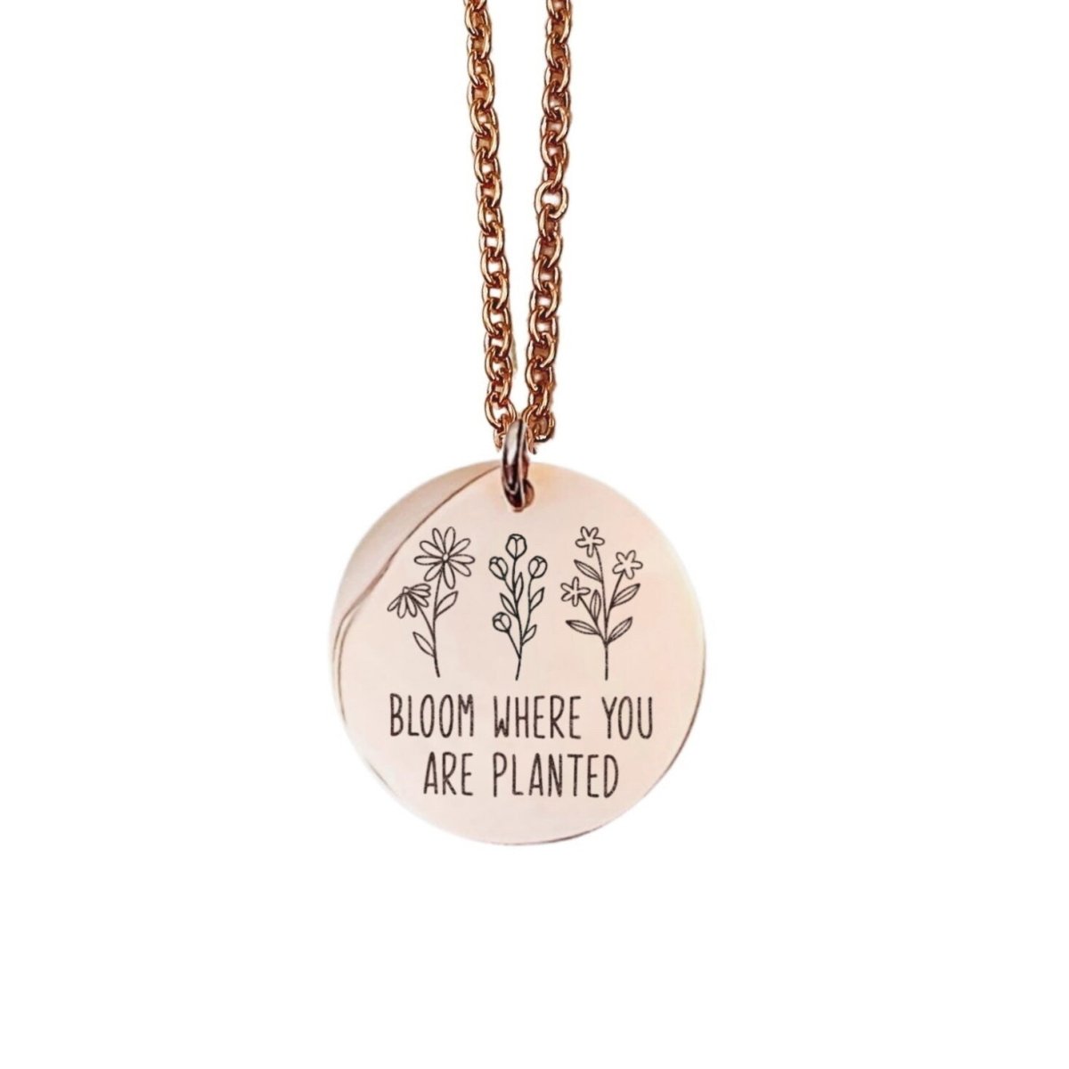 BLOOM WHERE YOU ARE PLANTED NECKLACE - Avy + Tay