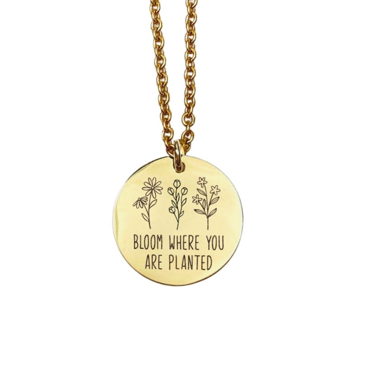 BLOOM WHERE YOU ARE PLANTED NECKLACE - Avy + Tay