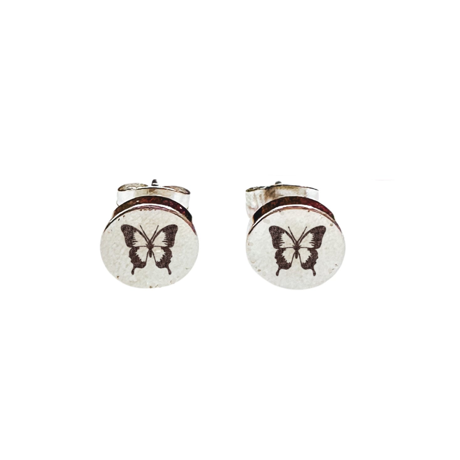 BUTTERFLY EARRING STUDS - Avy + Tay