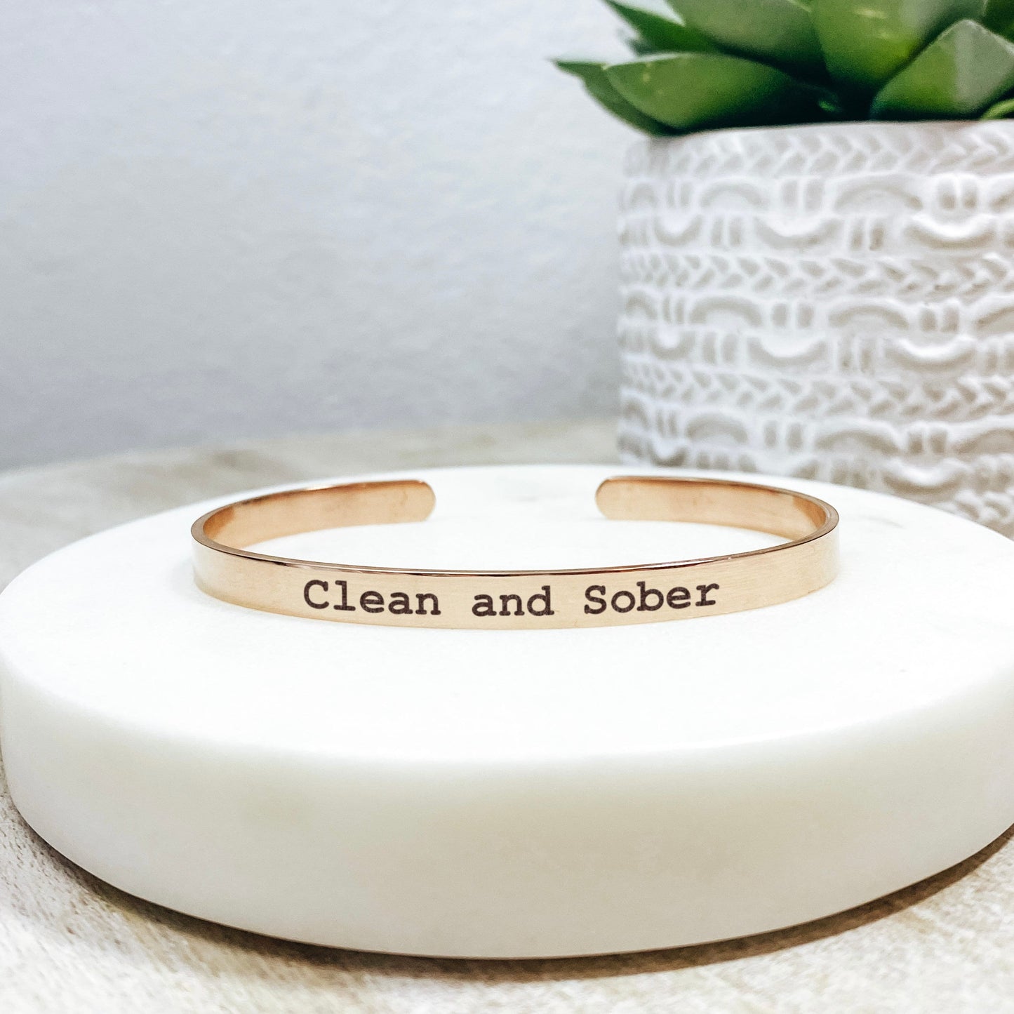 CLEAN AND SOBER CUFF - Avy + Tay