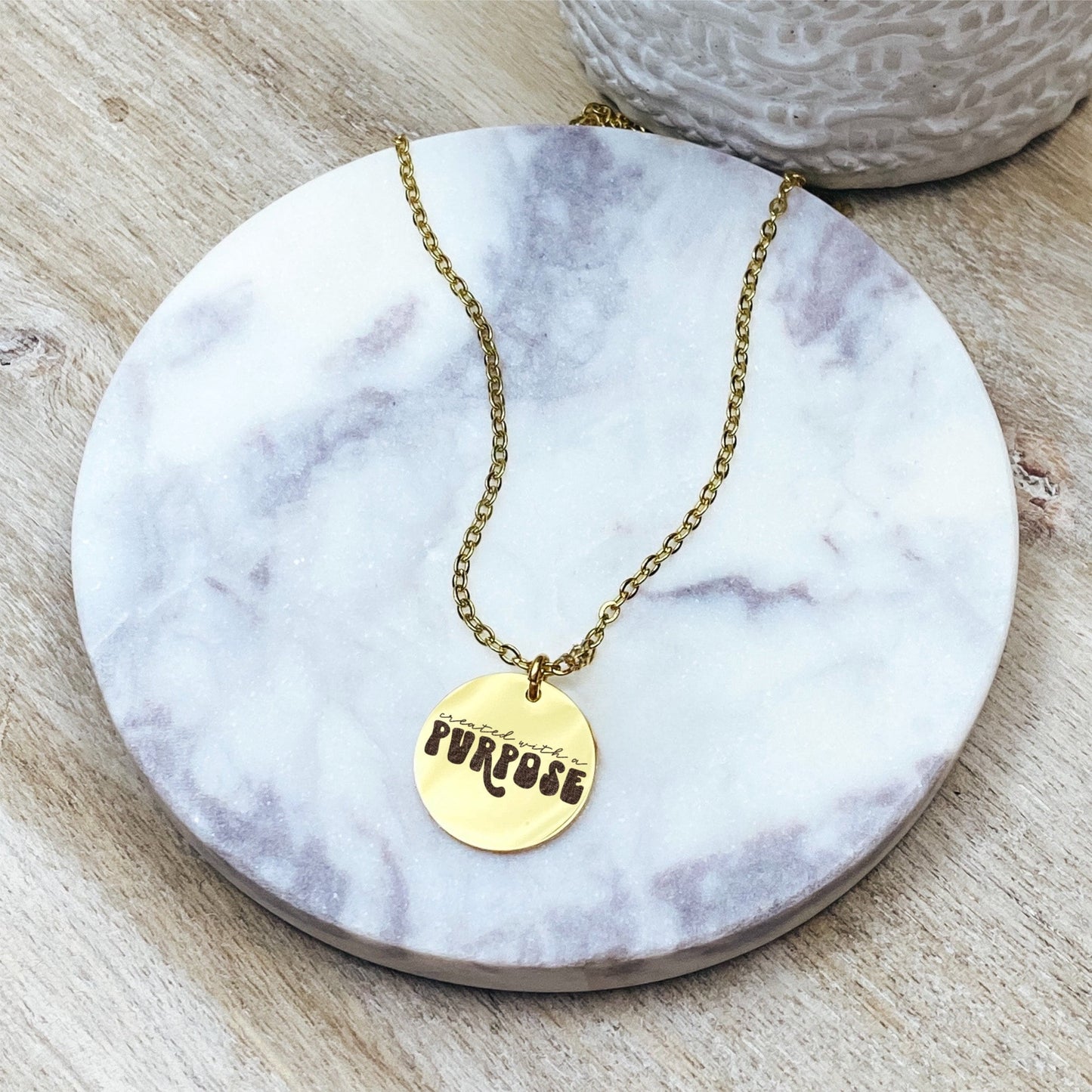 CREATED WITH A PURPOSE NECKLACE - Avy + Tay