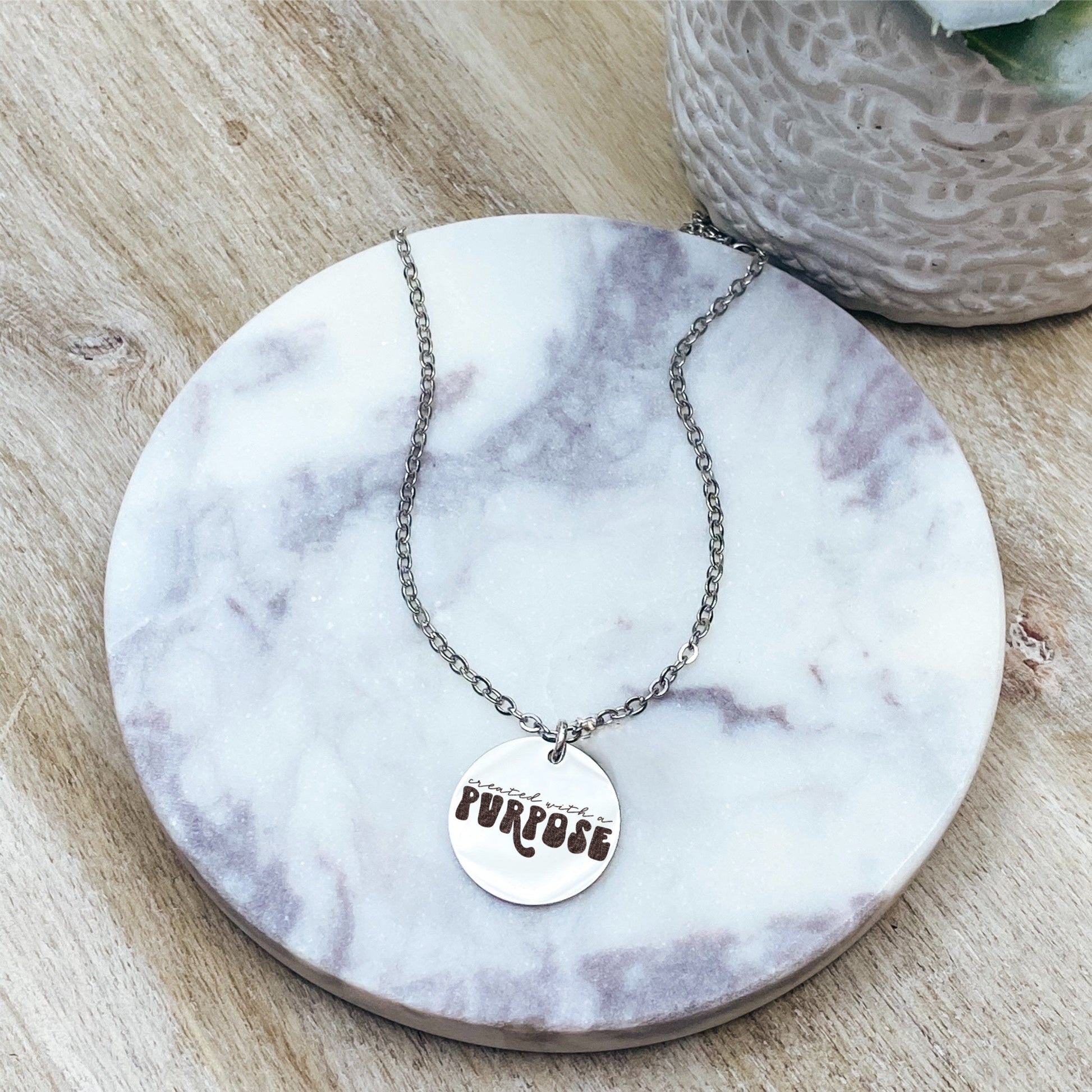 CREATED WITH A PURPOSE NECKLACE - Avy + Tay