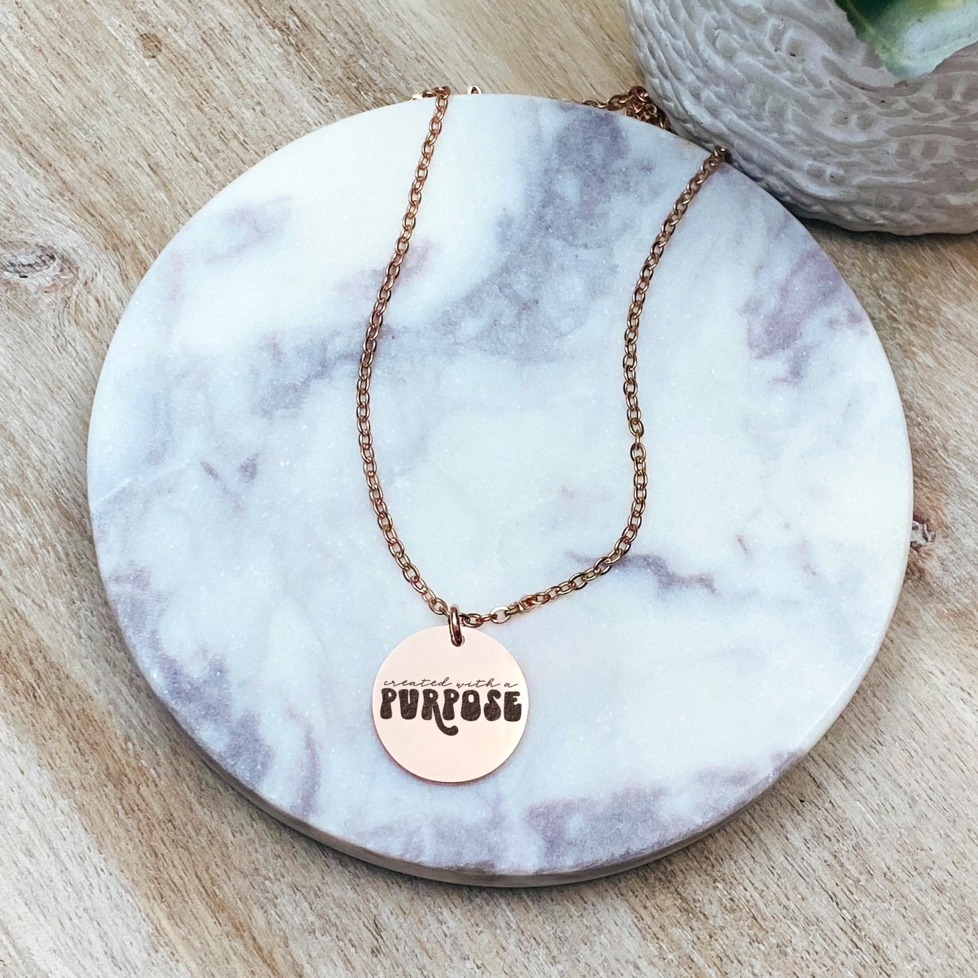 CREATED WITH A PURPOSE NECKLACE - Avy + Tay