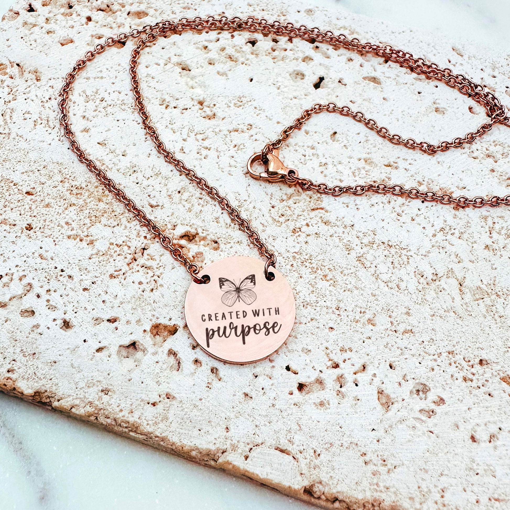 CREATED WITH PURPOSE NECKLACE - Avy + Tay