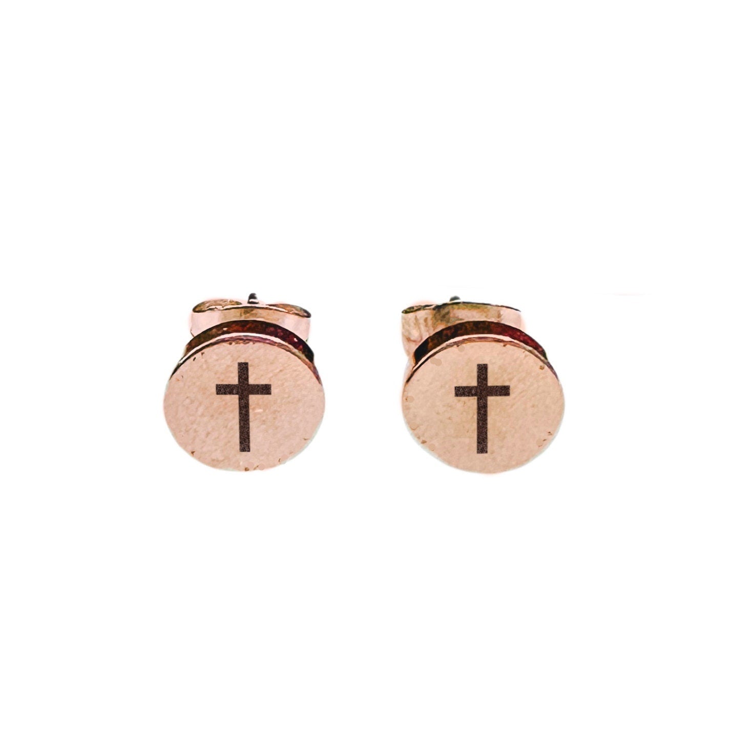 CROSS EARRING STUDS - Avy + Tay