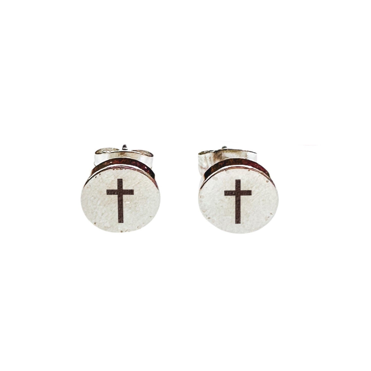 CROSS EARRING STUDS - Avy + Tay