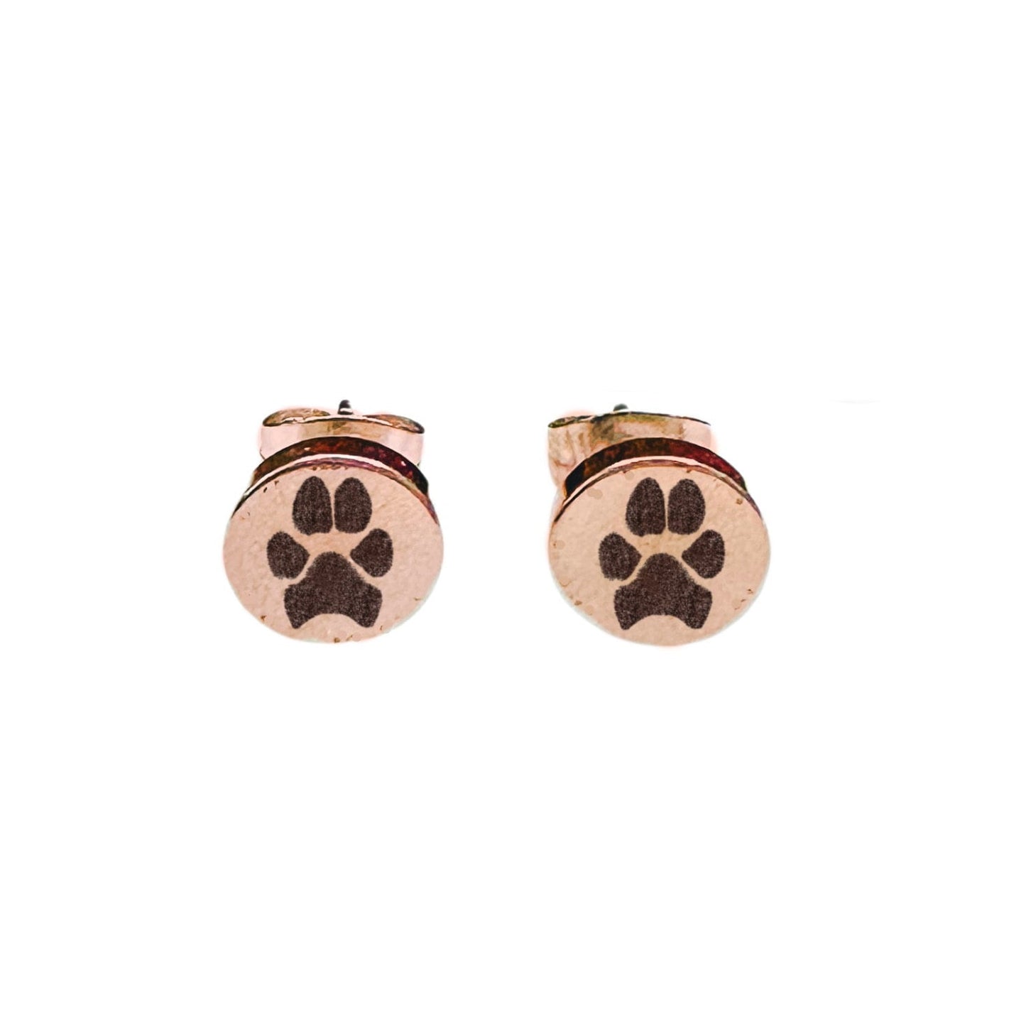 CUSTOM ACTUAL PAW PRINT EARRING STUDS - Avy + Tay