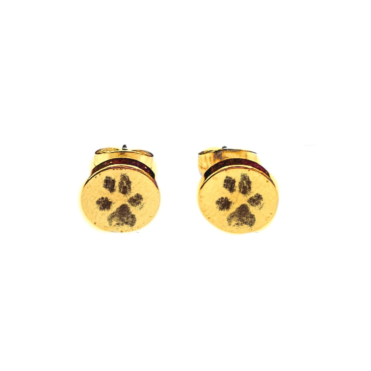 CUSTOM ACTUAL PAW PRINT EARRING STUDS - Avy + Tay