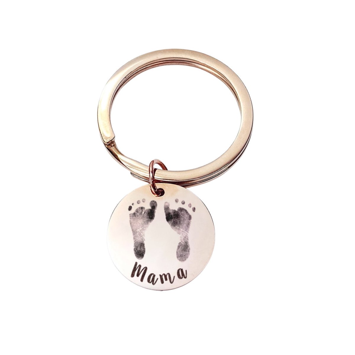 CUSTOM BABY FOOTPRINT KEYCHAIN - Avy + Tay