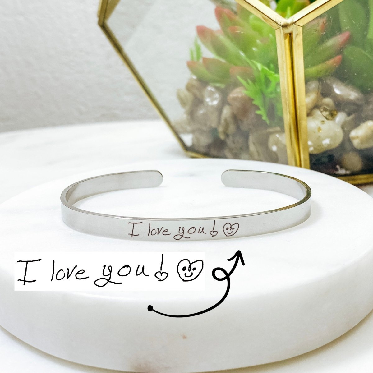 CUSTOM HANDWRITING CUFF - Avy + Tay