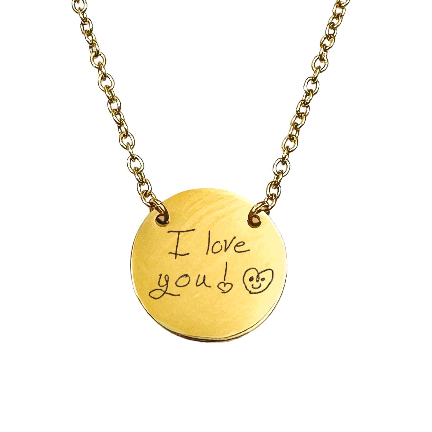 CUSTOM HANDWRITING NECKLACE - Avy + Tay