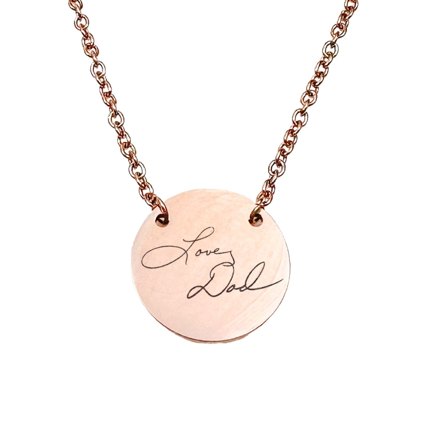 CUSTOM HANDWRITING NECKLACE - Avy + Tay