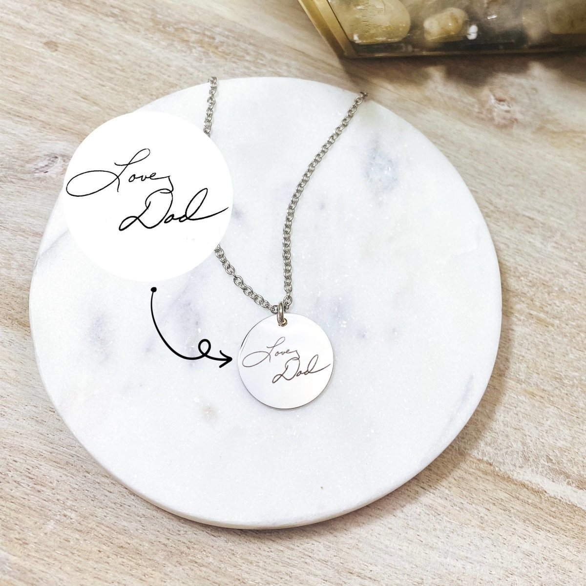 Custom Handwriting Necklace Handwriting Signature Necklace Remembrance  Memorial Silver Rose Gold Filled Yellow Gold Filled Mom - Etsy