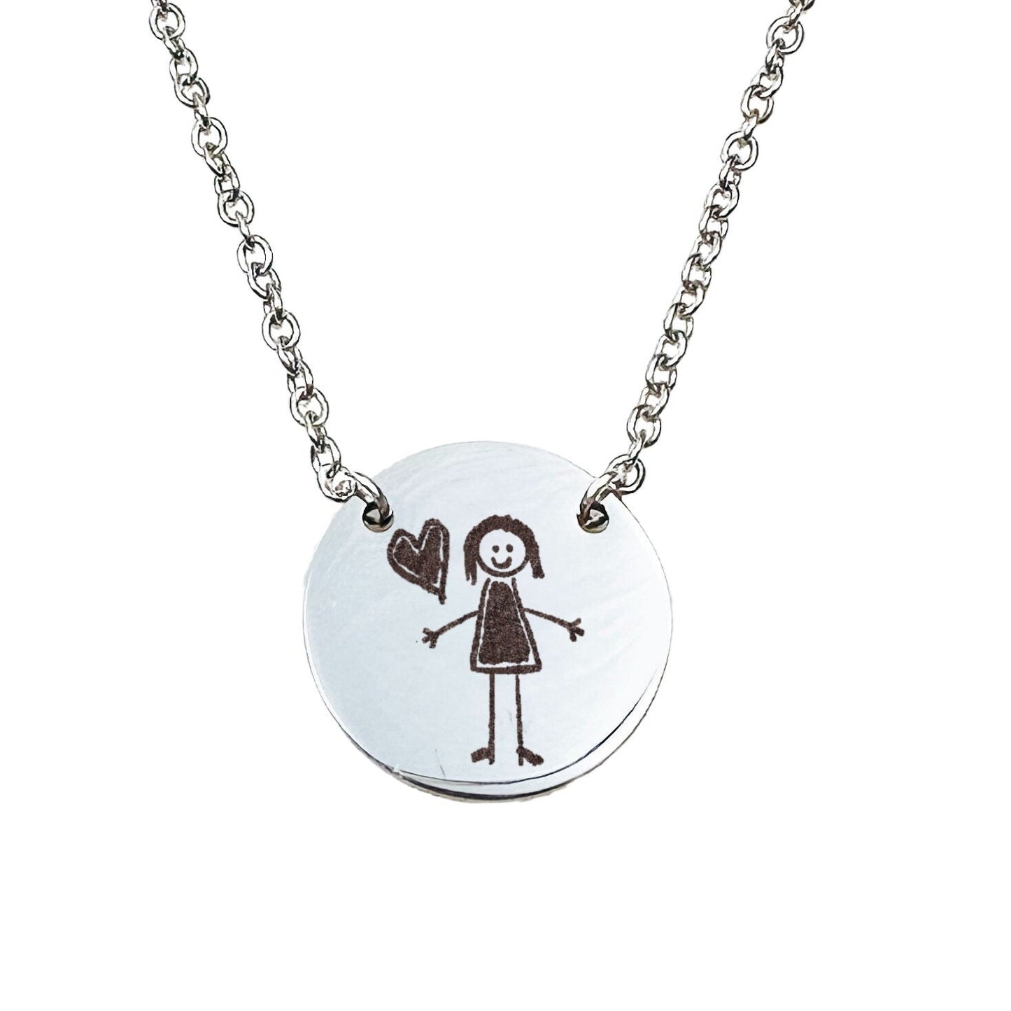 CUSTOM KIDS DRAWING NECKLACE - Avy + Tay