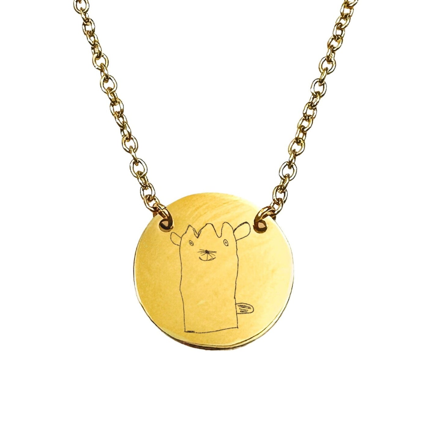 CUSTOM KIDS DRAWING NECKLACE - Avy + Tay