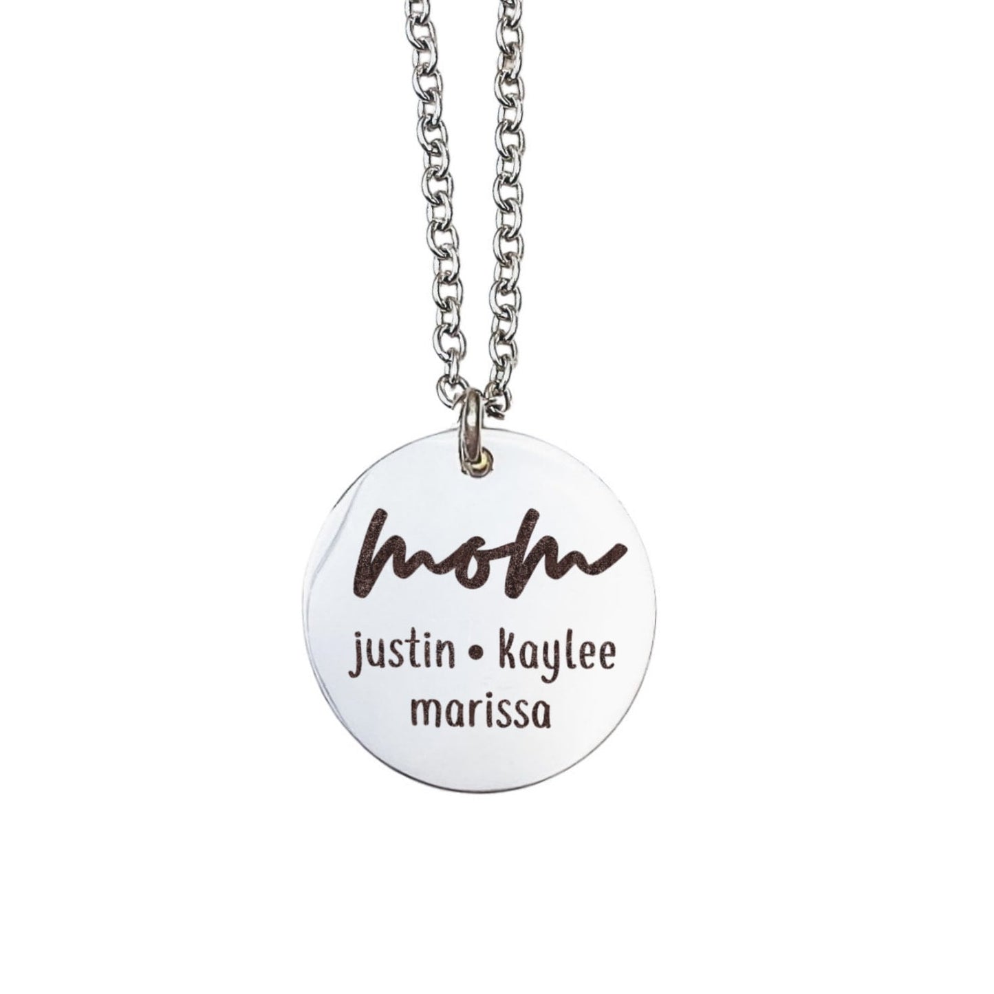 CUSTOM MOM + NAMES NECKLACE - Avy + Tay