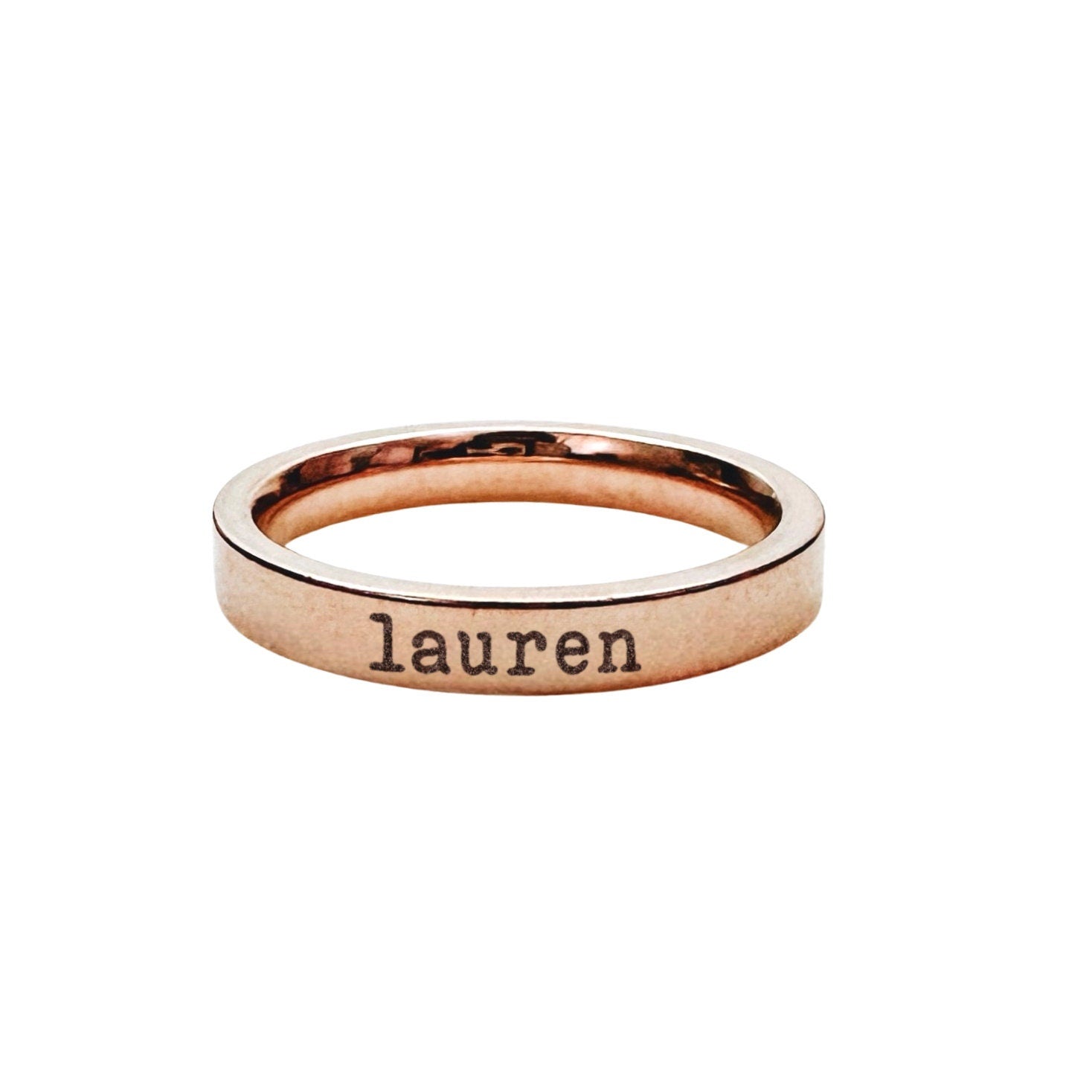 CUSTOM NAME RING - Avy + Tay