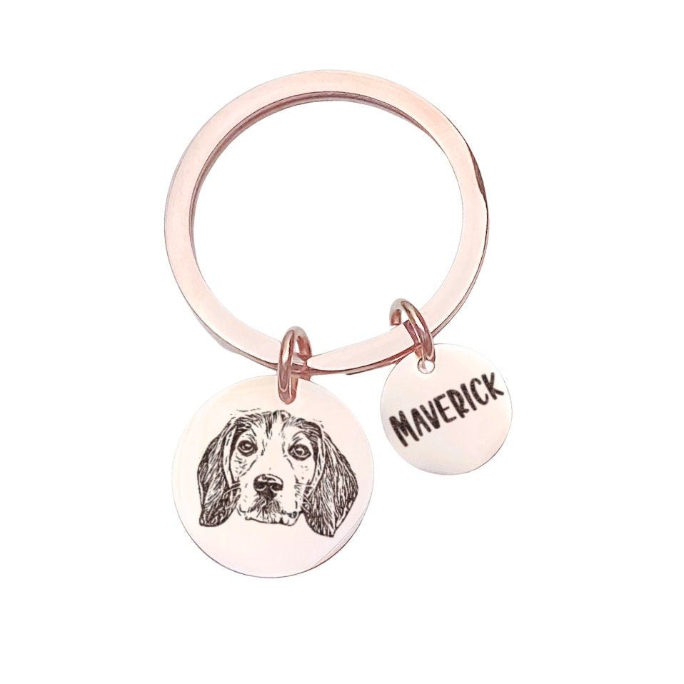 CUSTOM PET KEYCHAIN - Avy + Tay