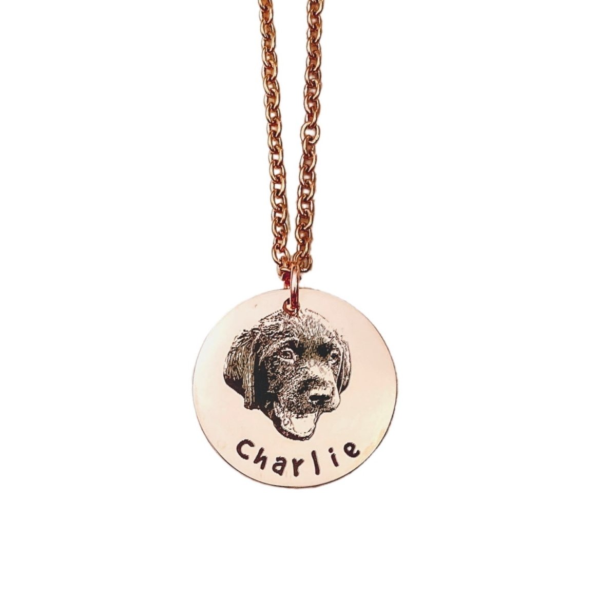 Handpolish Personalized Pet Photo Necklace In Sterling Silver, Size:  Adjustable, 5-7 Grams at Rs 1950/piece in Ludhiana