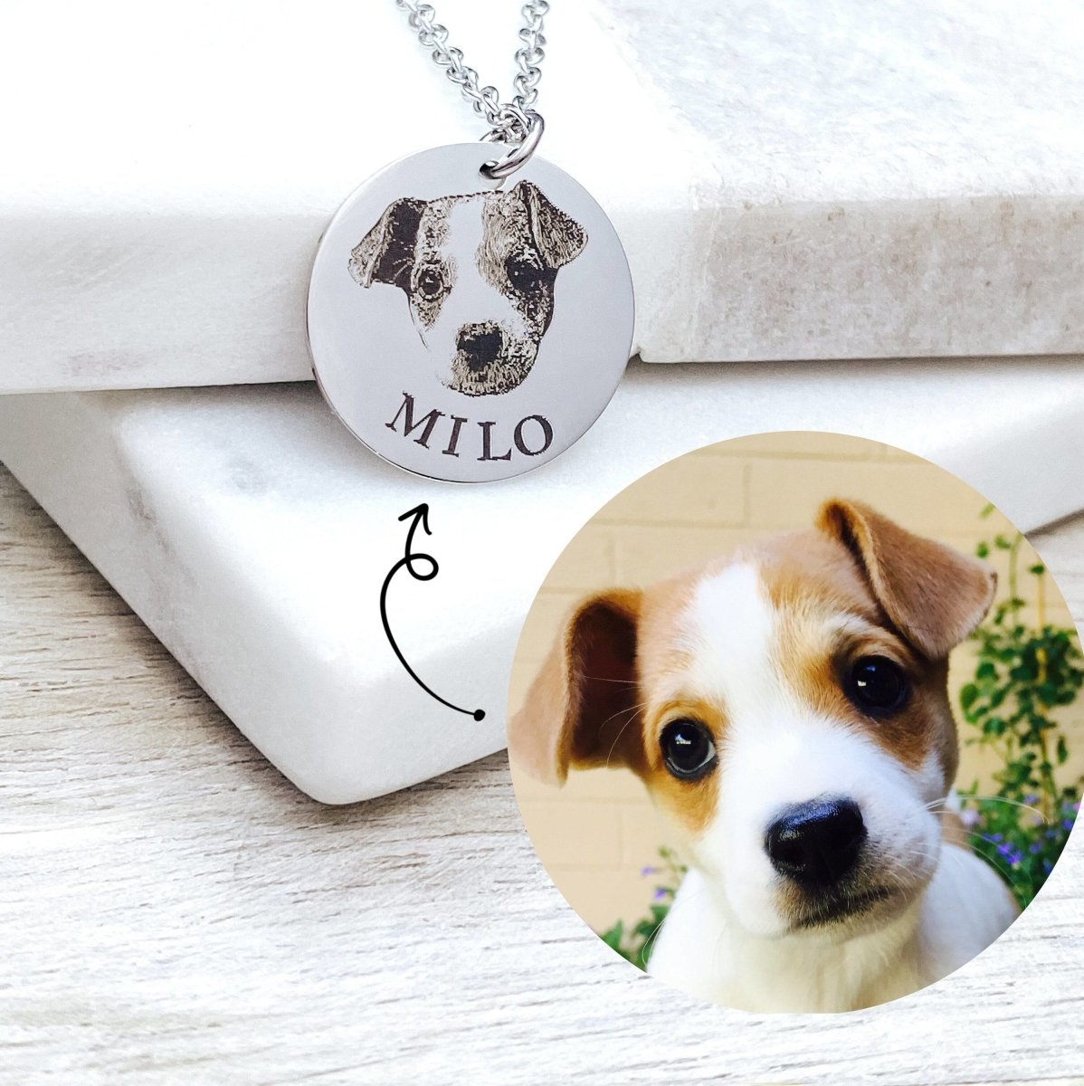 CUSTOM PET NECKLACE - Avy + Tay