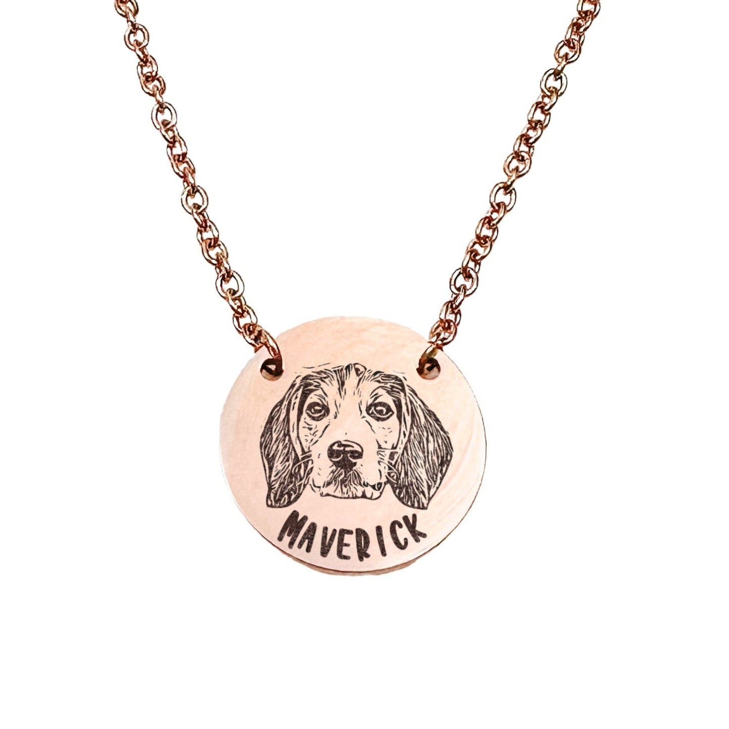 CUSTOM PET PHOTO NECKLACE - Avy + Tay