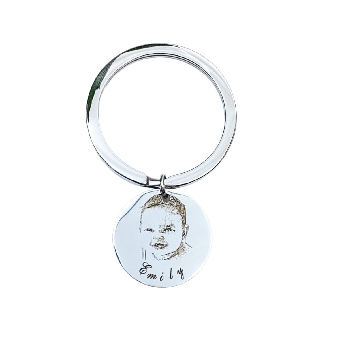 CUSTOM PORTRAIT KEYCHAIN - Avy + Tay