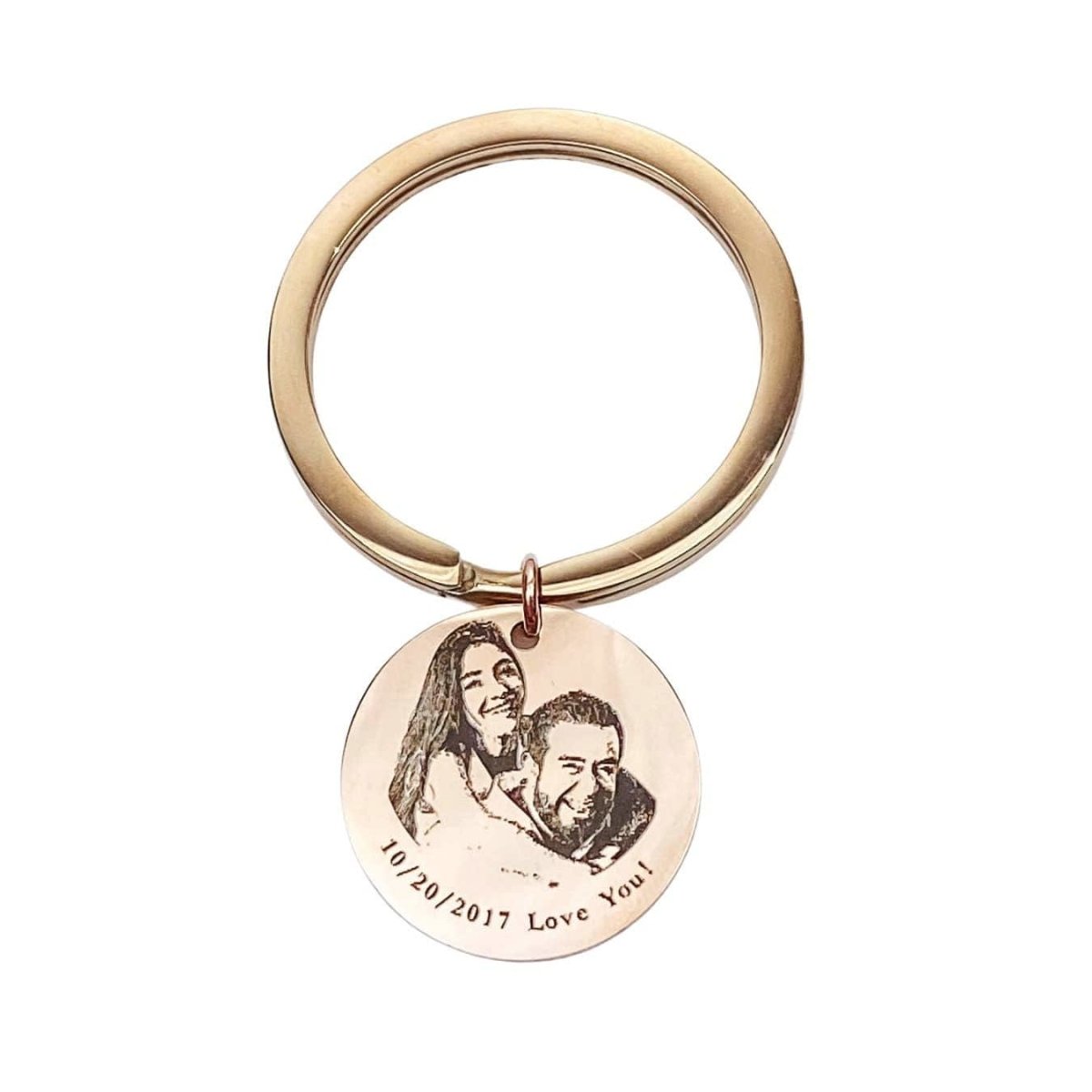 CUSTOM PORTRAIT KEYCHAIN - Avy + Tay