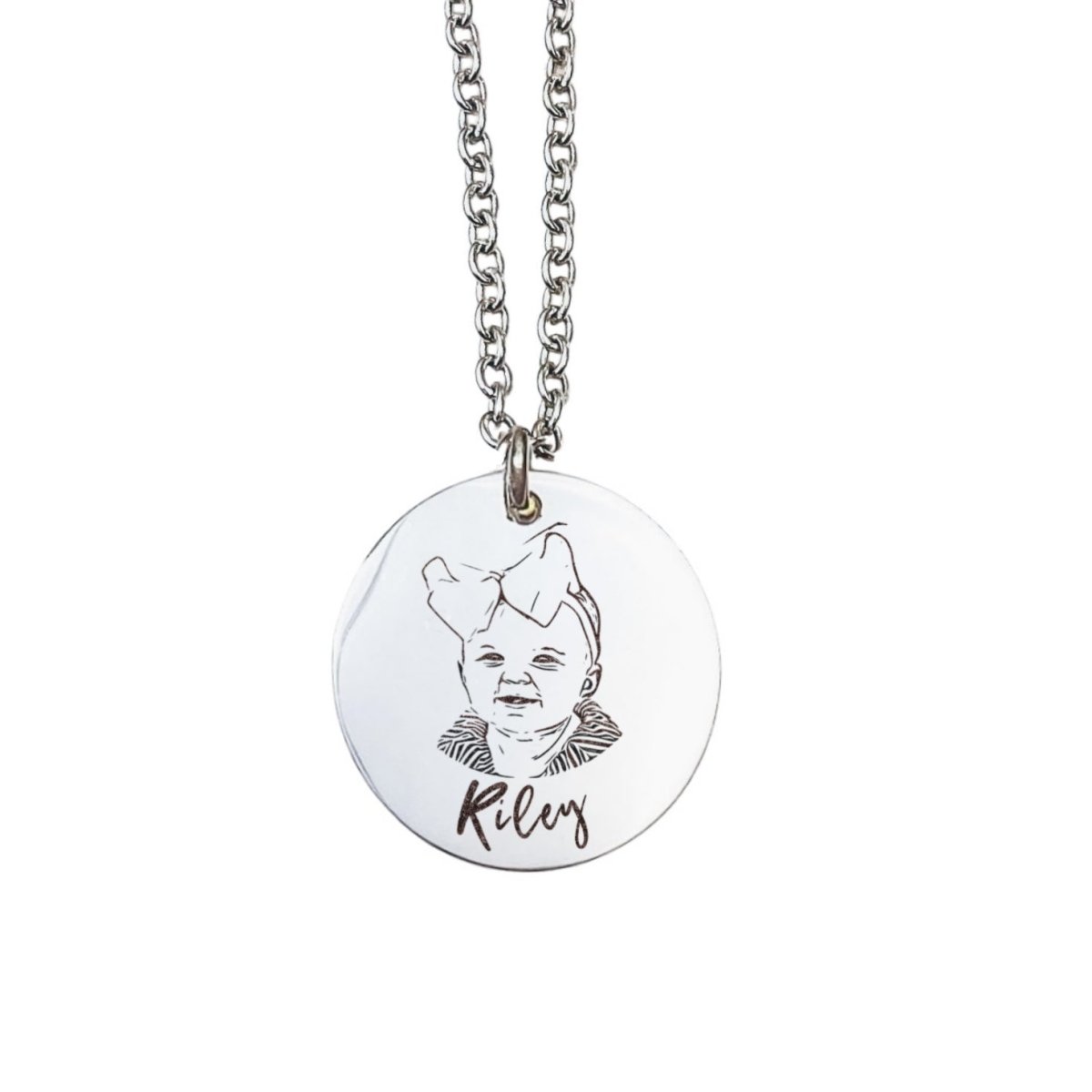 CUSTOM PORTRAIT NECKLACE - Avy + Tay