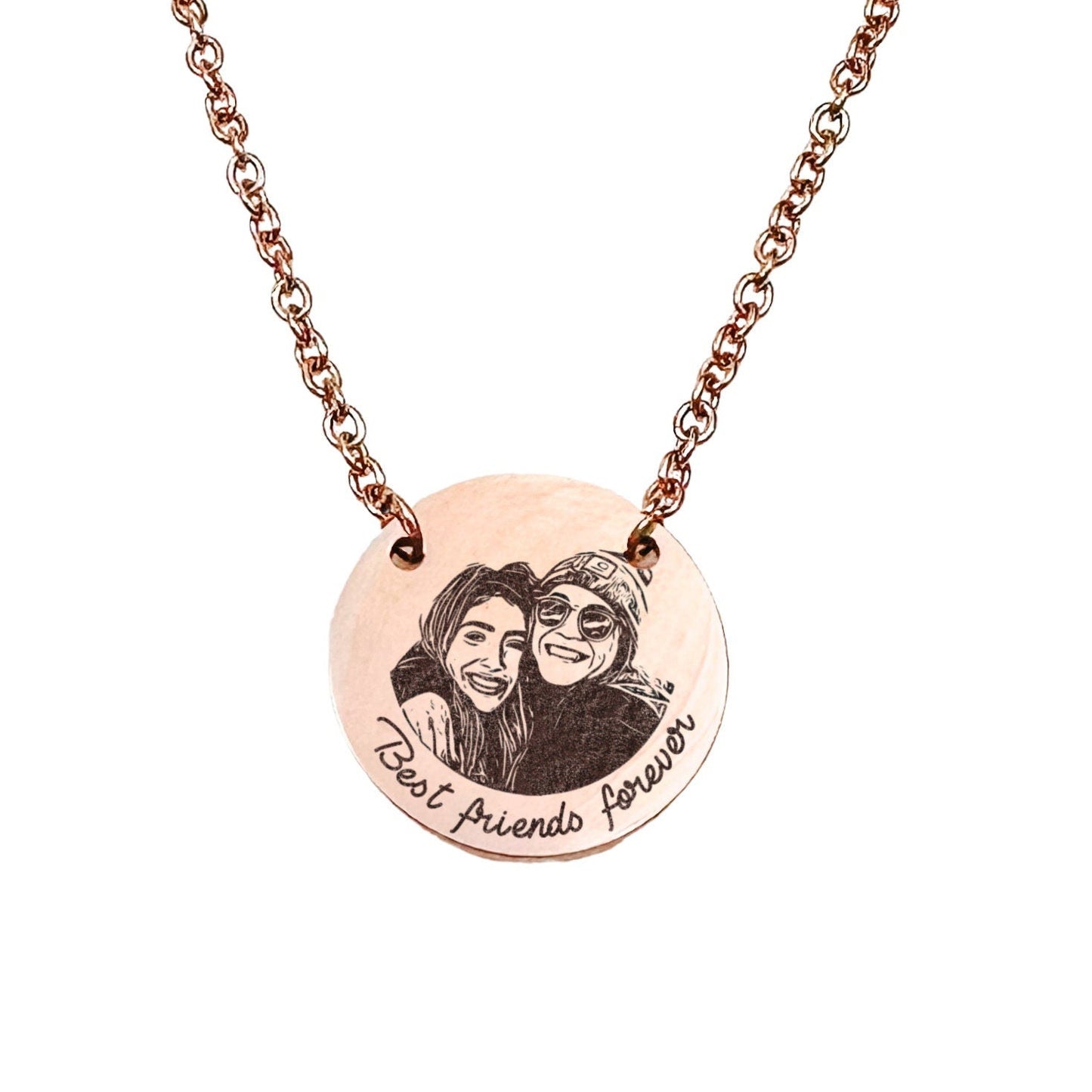 CUSTOM PORTRAIT NECKLACE - Avy + Tay