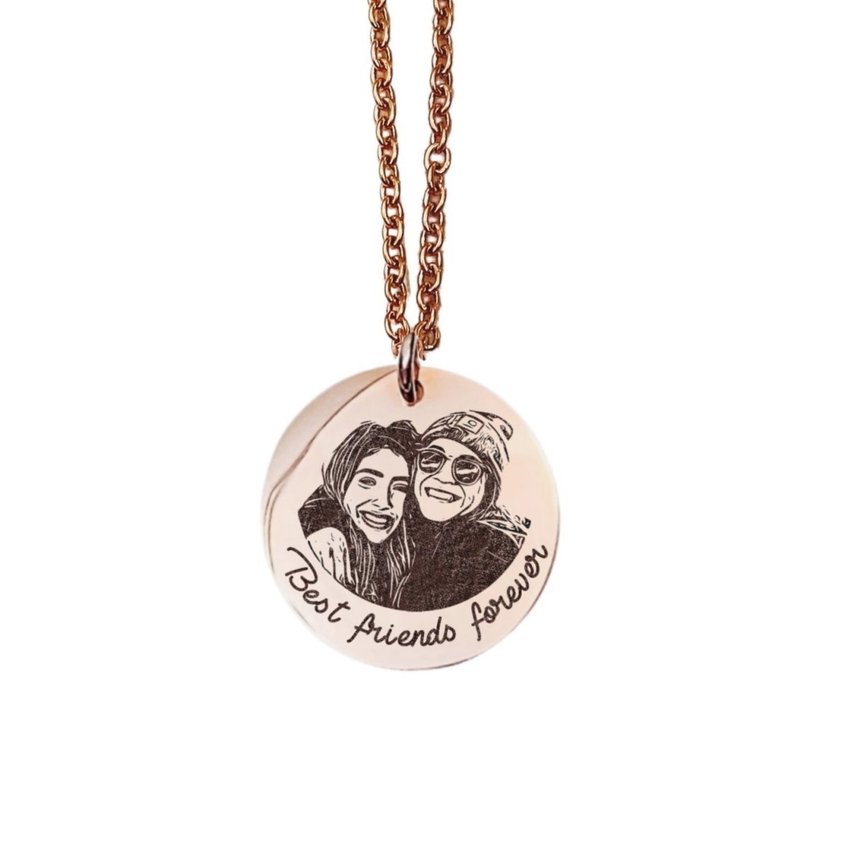 CUSTOM PORTRAIT NECKLACE - Avy + Tay