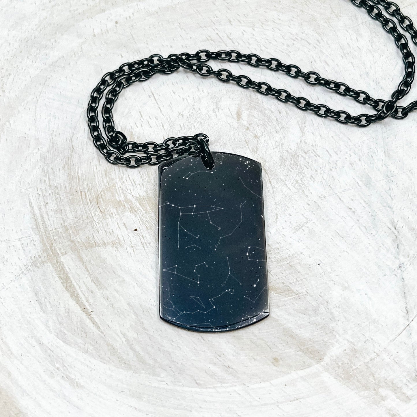 CUSTOM STAR MAP MEN'S NECKLACE - Avy + Tay