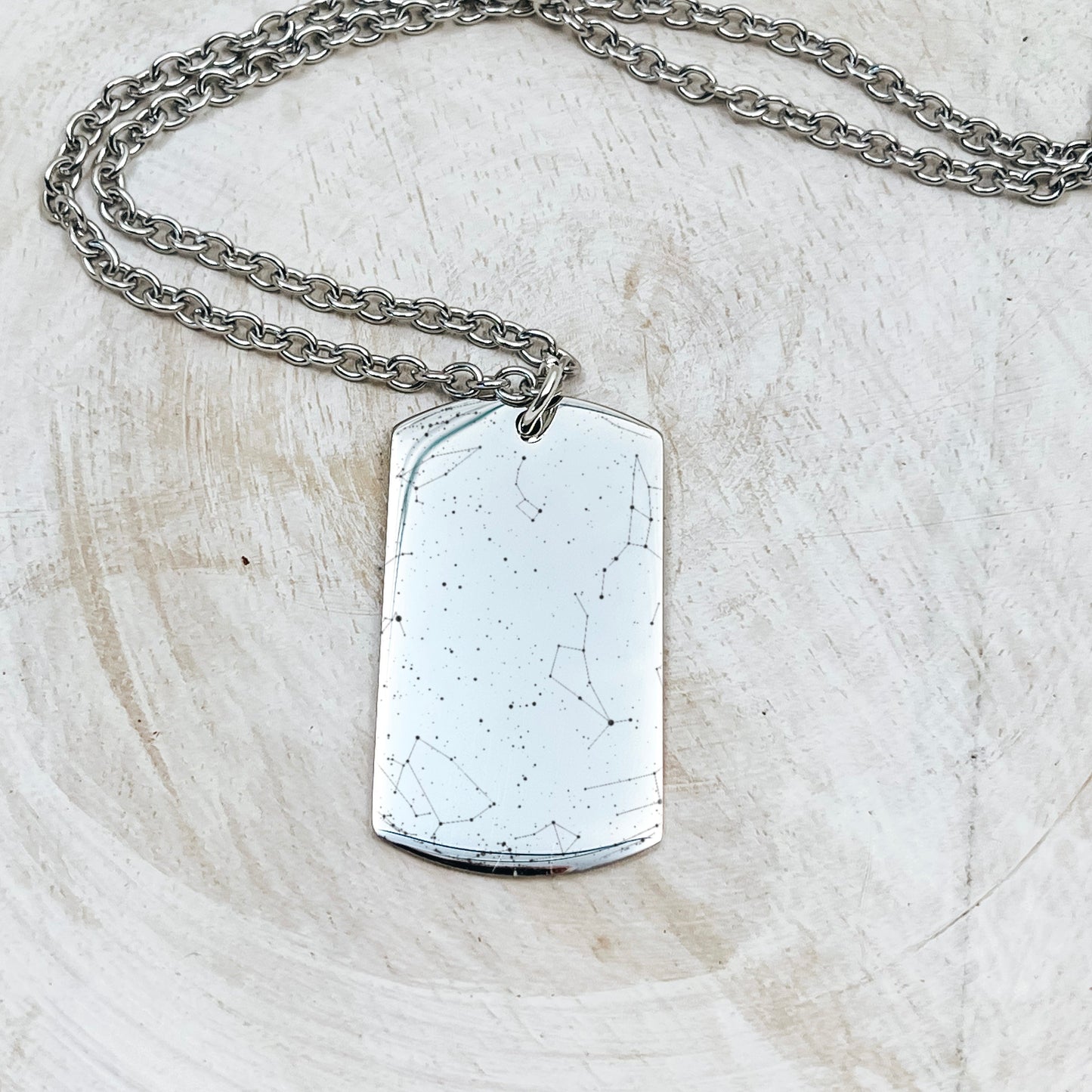 CUSTOM STAR MAP MEN'S NECKLACE - Avy + Tay