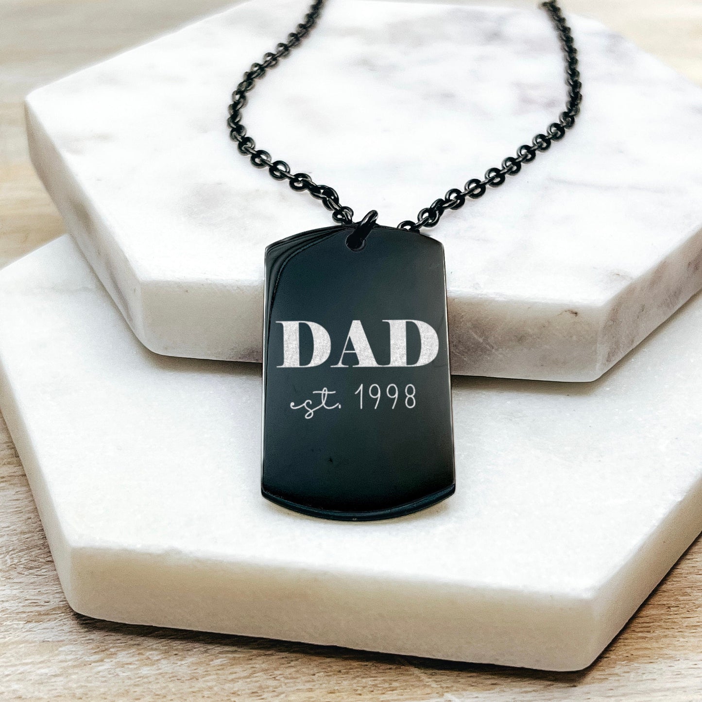 DAD EST. MEN'S NECKLACE - Avy + Tay