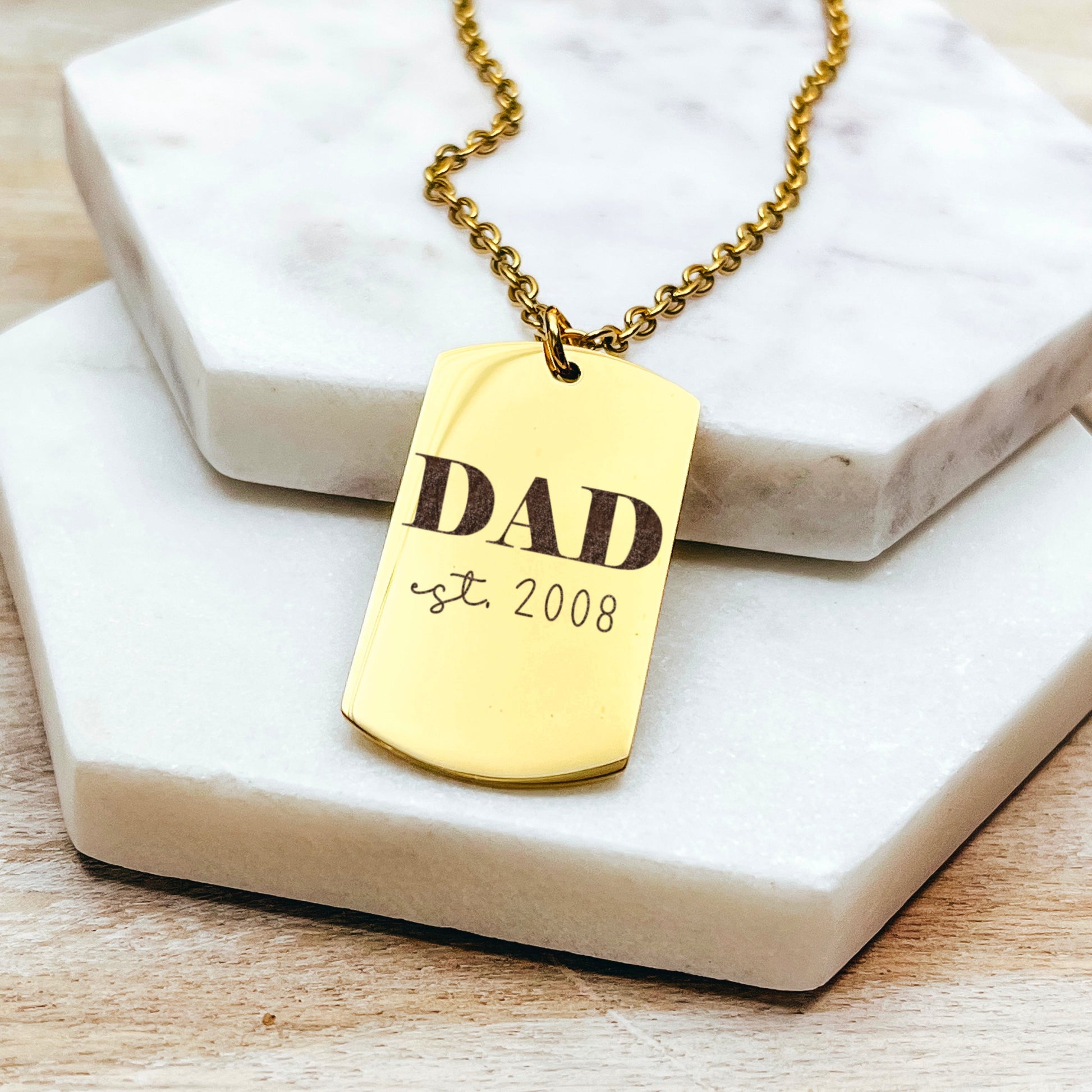 DAD EST. MEN'S NECKLACE - Avy + Tay