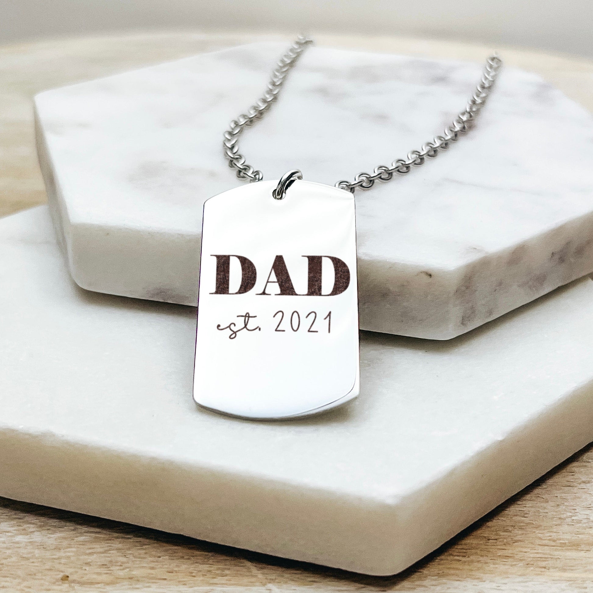 DAD EST. MEN'S NECKLACE - Avy + Tay