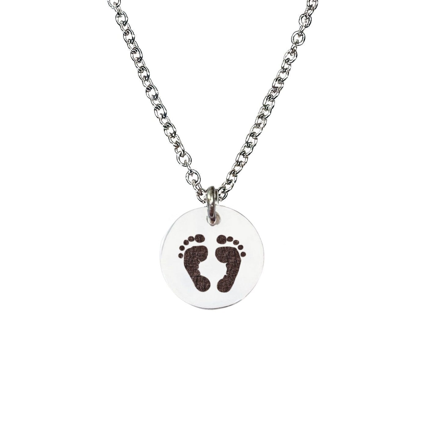 DAINTY BABY FEET NECKLACE - Avy + Tay