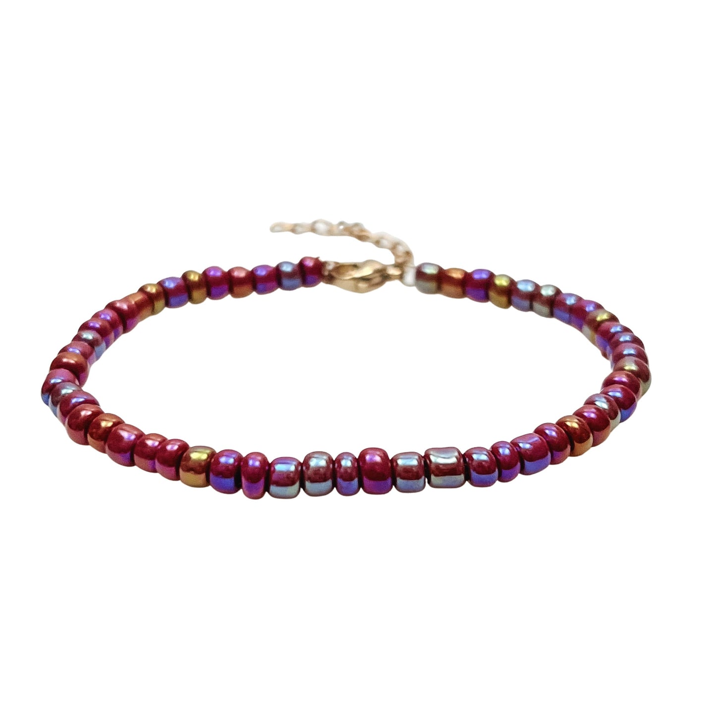 DAINTY BEADED BIRTHSTONE BRACELET - Avy + Tay