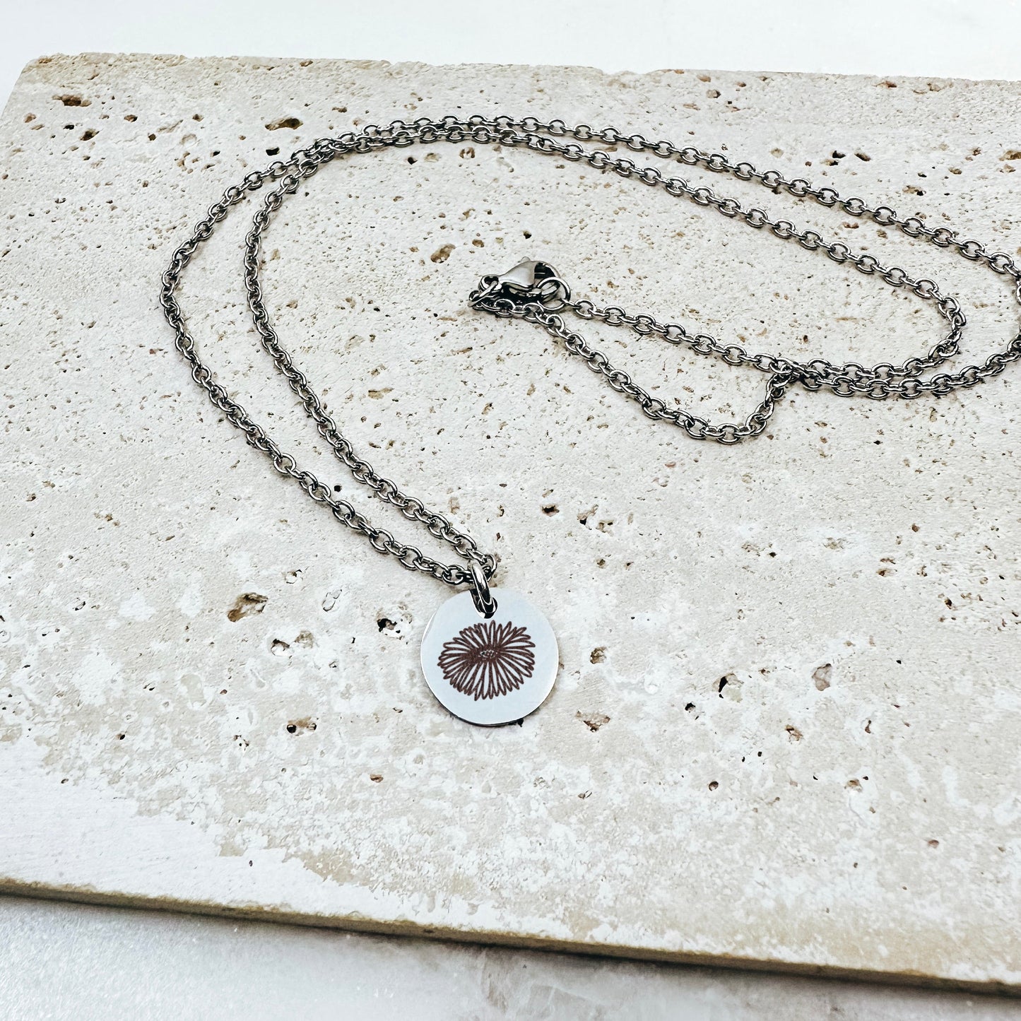 DAINTY BIRTH FLOWER NECKLACE - Avy + Tay