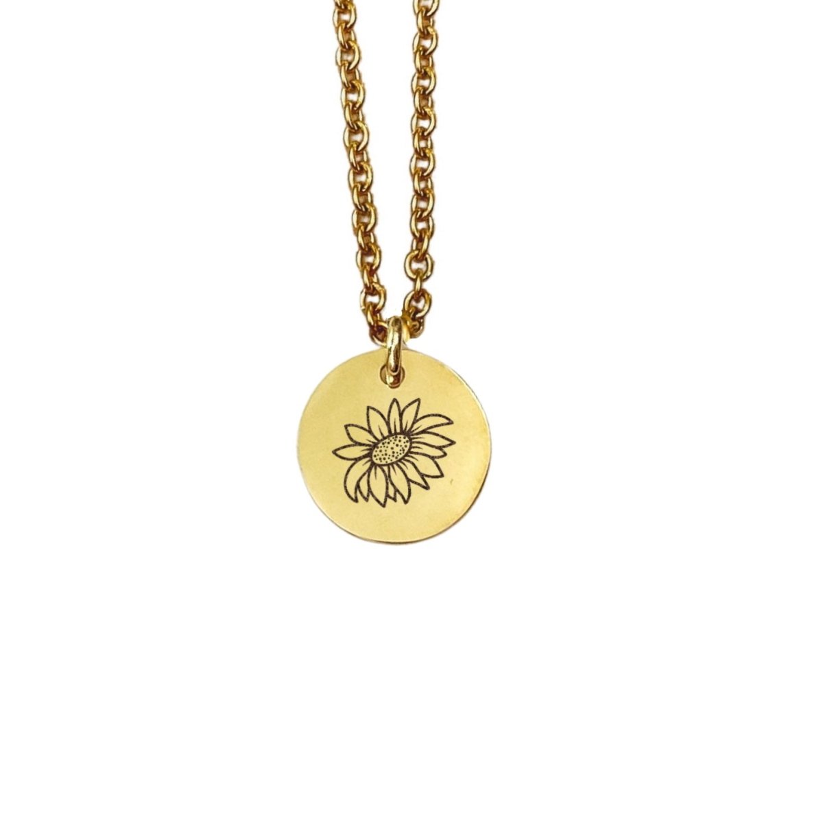 DAINTY BIRTH FLOWER NECKLACE - Avy + Tay