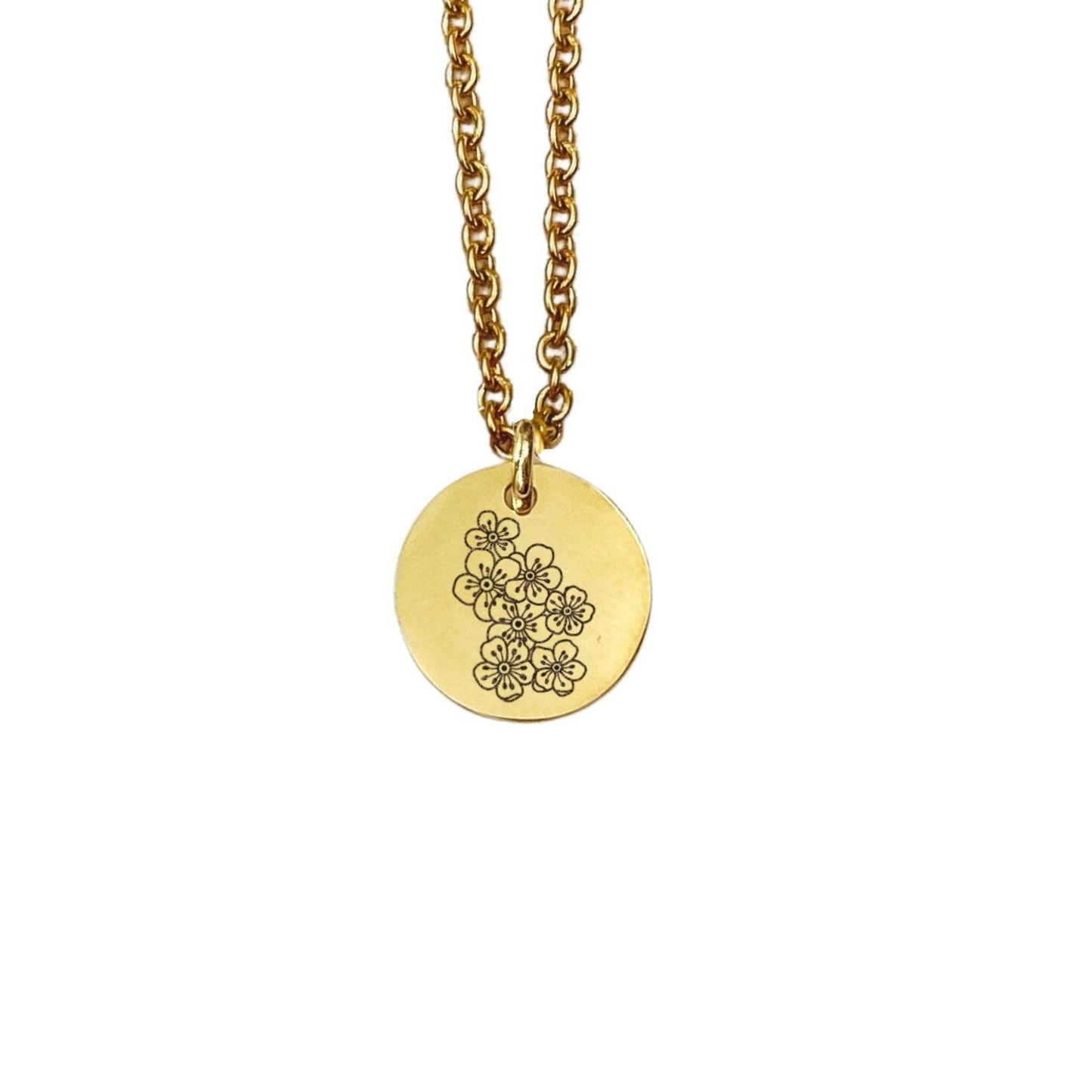 DAINTY BIRTH FLOWER NECKLACE - Avy + Tay