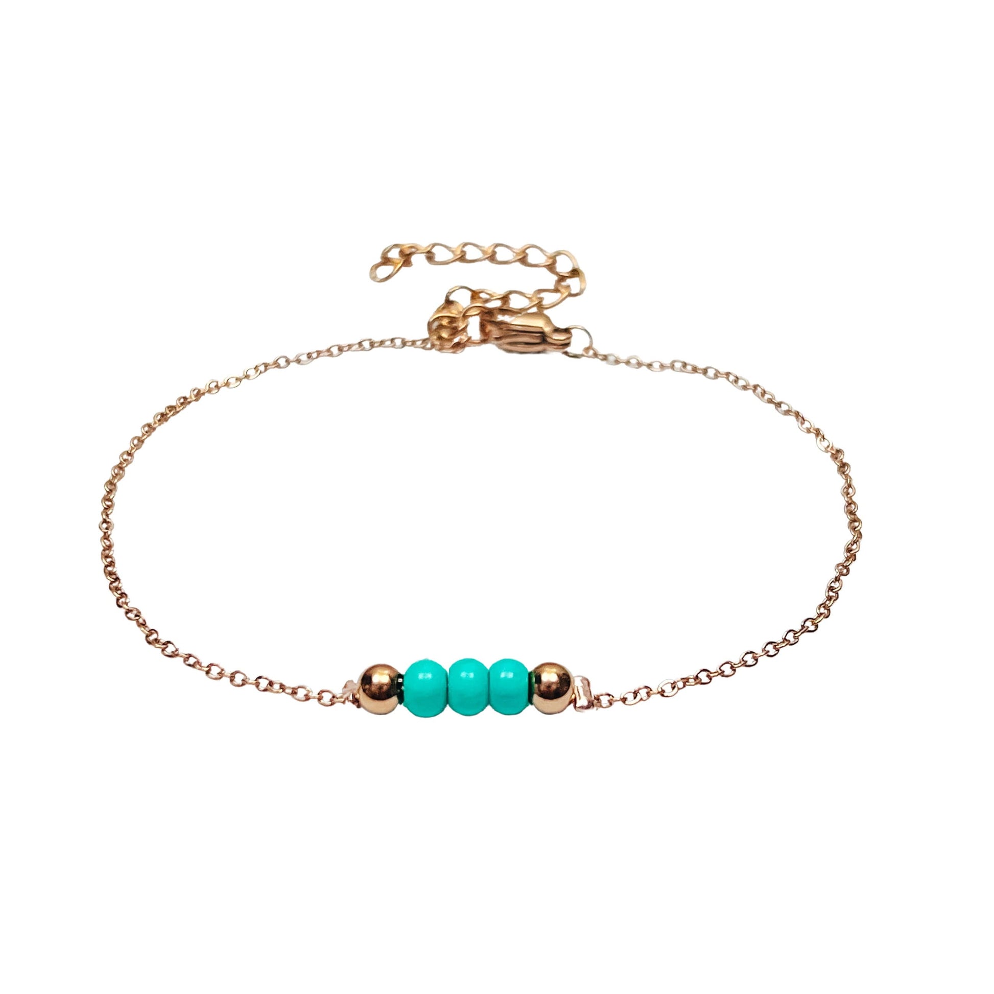 DAINTY BIRTHSTONE BEADED BRACELET - Avy + Tay