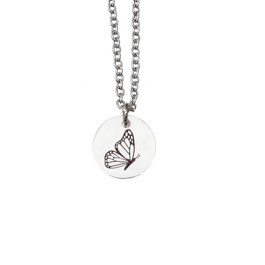 DAINTY BUTTERFLY NECKLACE - Avy + Tay