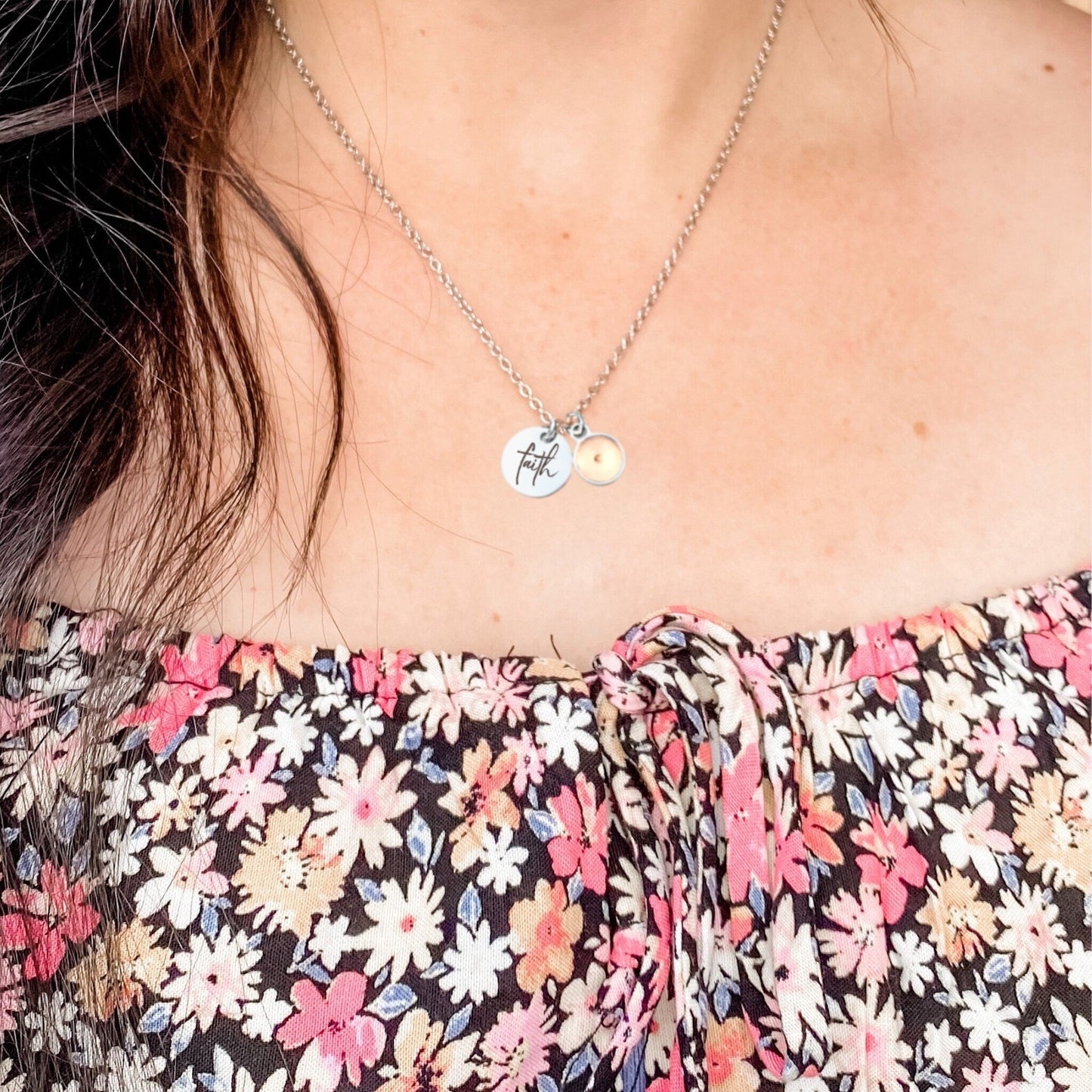 DAINTY FAITH MUSTARD SEED NECKLACE - Avy + Tay